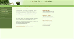 Desktop Screenshot of jademountainhealing.com